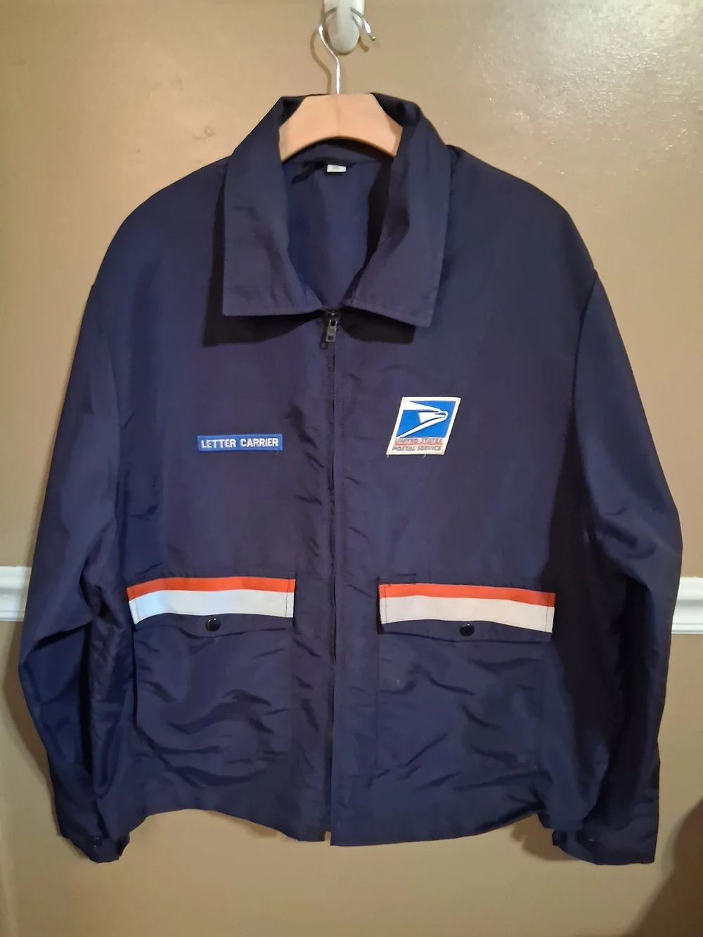 Official Letter Carrier Rain Windbreaker Uniform Jacket Size XL